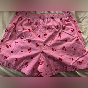 Pink Cherry woman sleep boxer